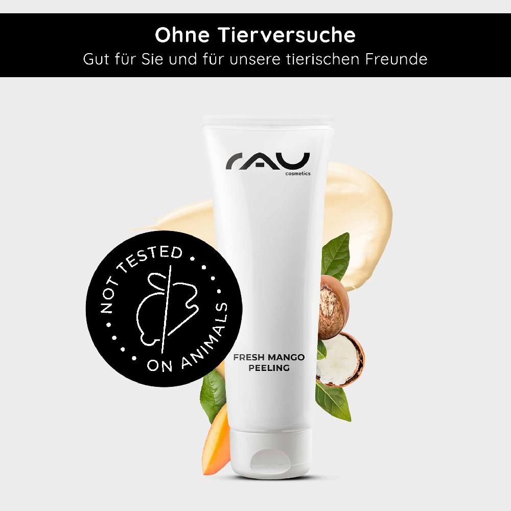 Rau Cosmetics Fresh Mango Peeling 75 ml Enzymepeeling mit Mangoduft für feine Poren Discount Store für neue Produkte