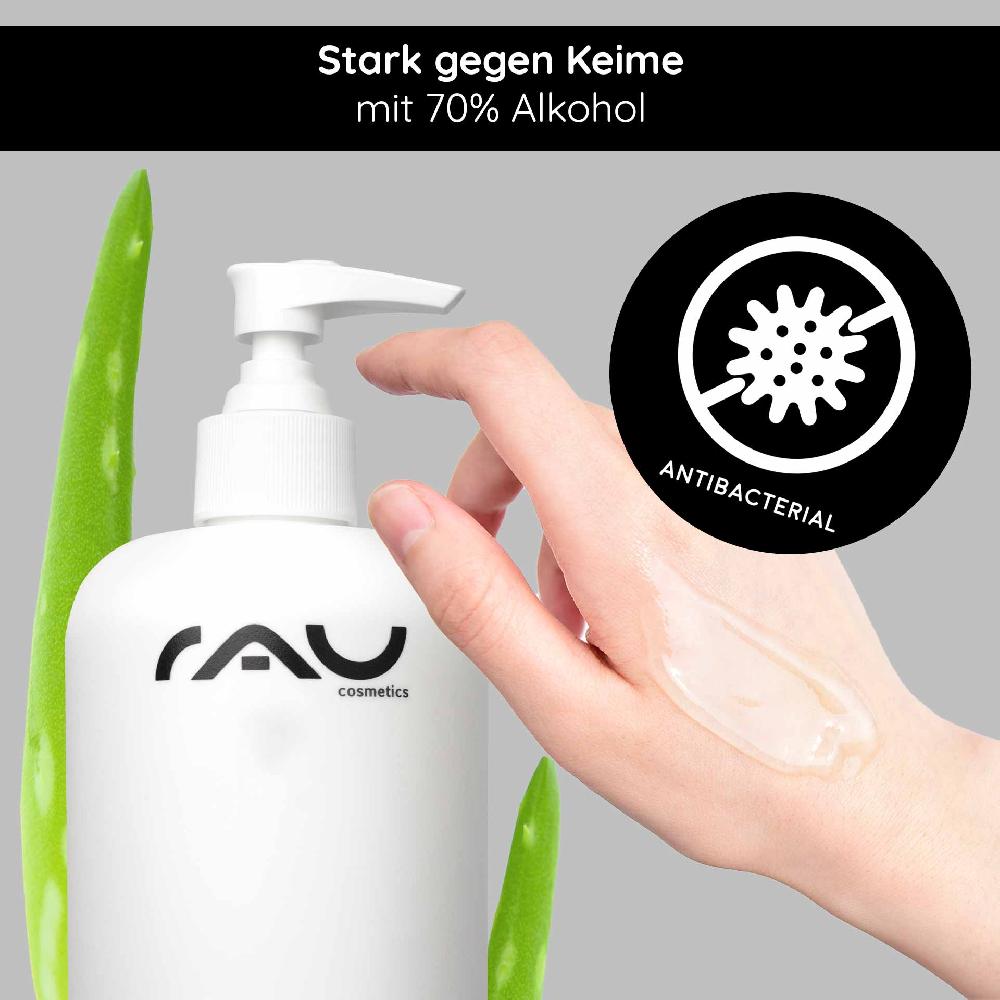Rau Cosmetics Hand Care Cleansing Gel 500 ml Desinfektion & Pflege Nur noch ein Tag übrig