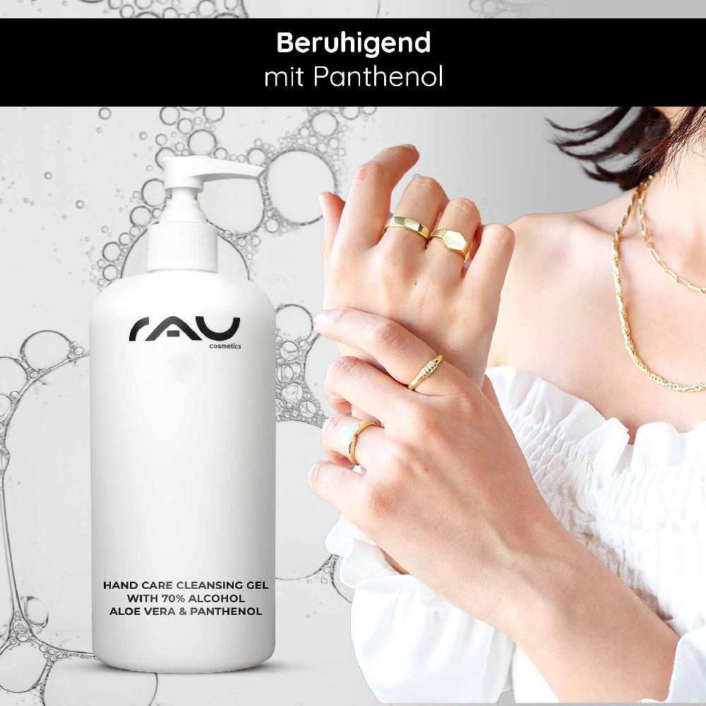 Rau Cosmetics Hand Care Cleansing Gel 500 ml Desinfektion & Pflege Nur noch ein Tag übrig