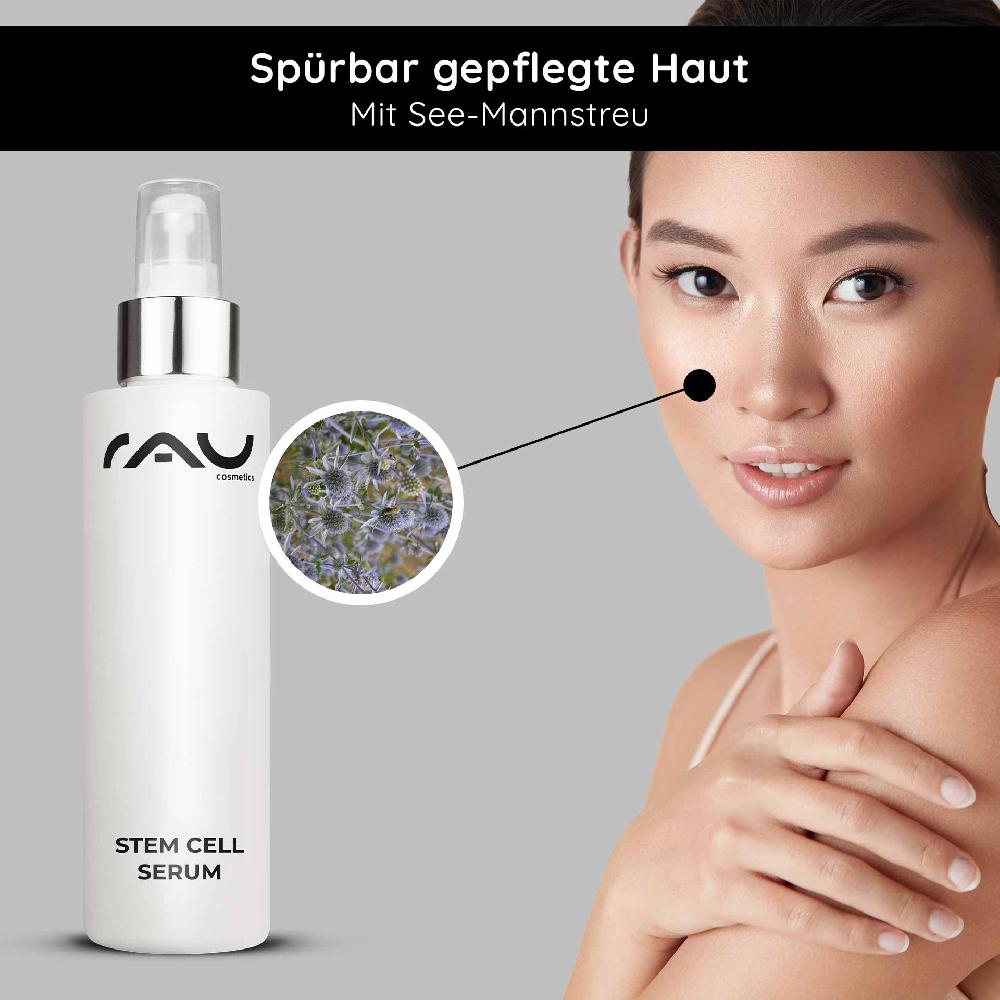 Rau Cosmetics Stem Cell Serum 100 ml Anti-Aging Stammzellen Serum für reife & trockene Haut Super Rabatt