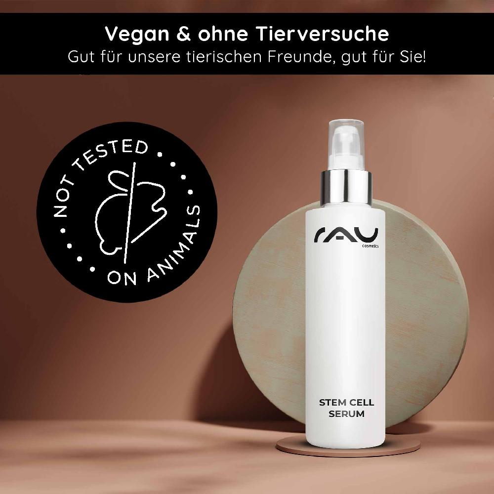 Rau Cosmetics Stem Cell Serum 100 ml Anti-Aging Stammzellen Serum für reife & trockene Haut Super Rabatt