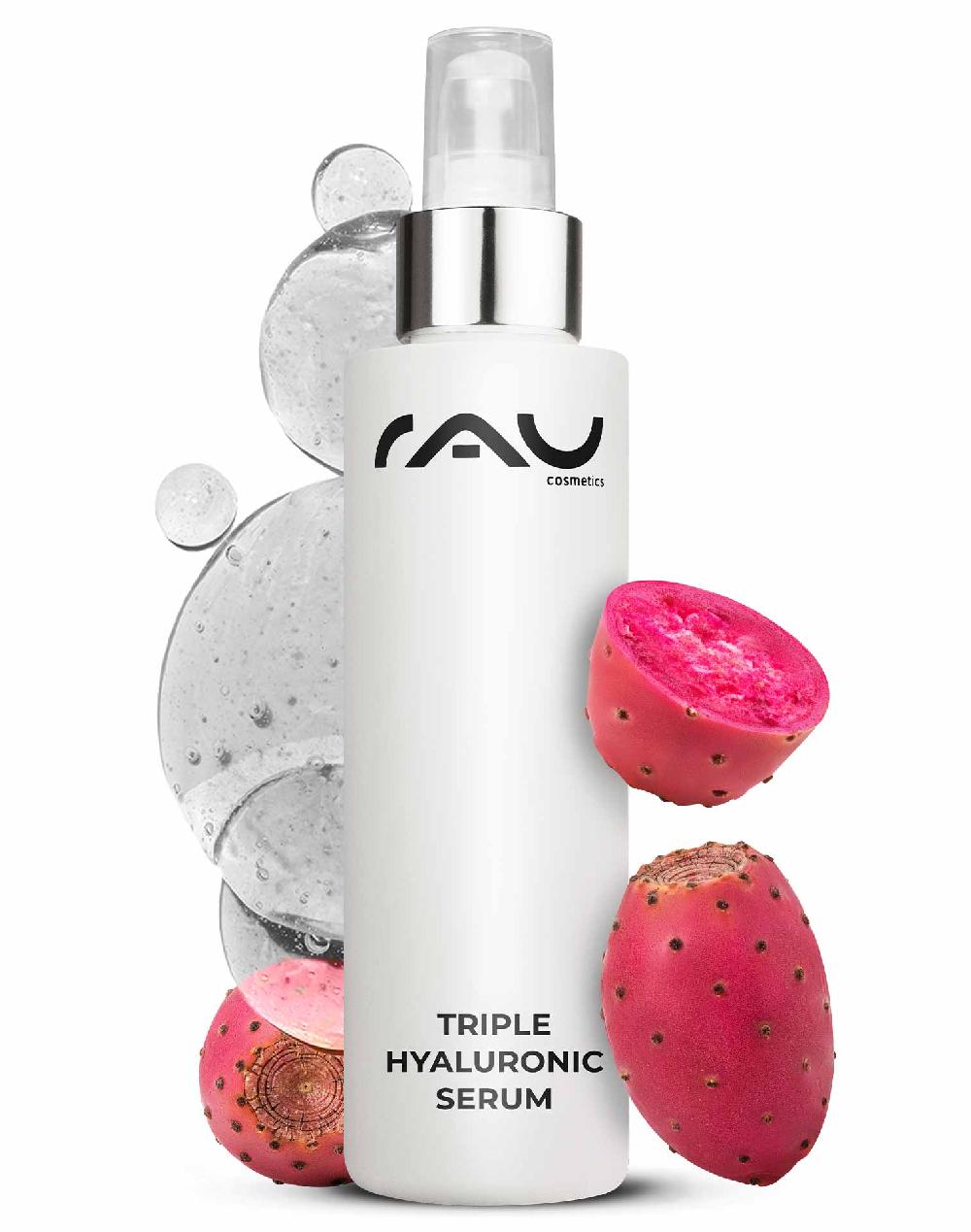 Rau Cosmetics Triple Hyaluronic Serum 100 ml mit Panthenol & Hyaluron