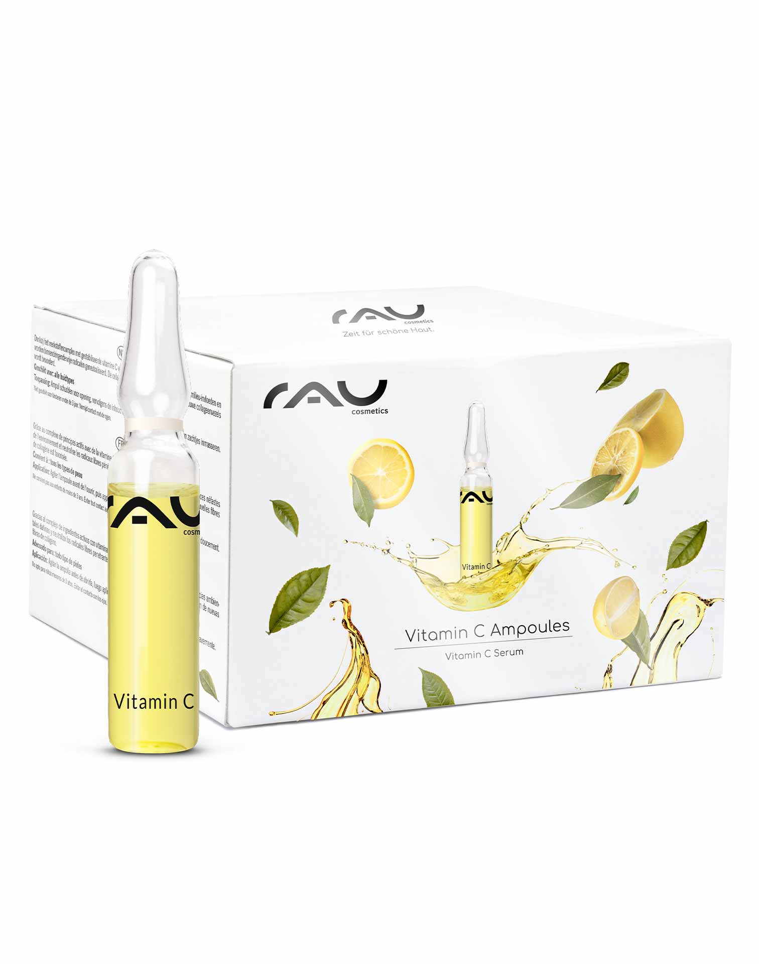 Rau Cosmetics Vitamin C Ampullen 14x2 ml für reife & unreine Haut Begrenzt auf 3 Tage