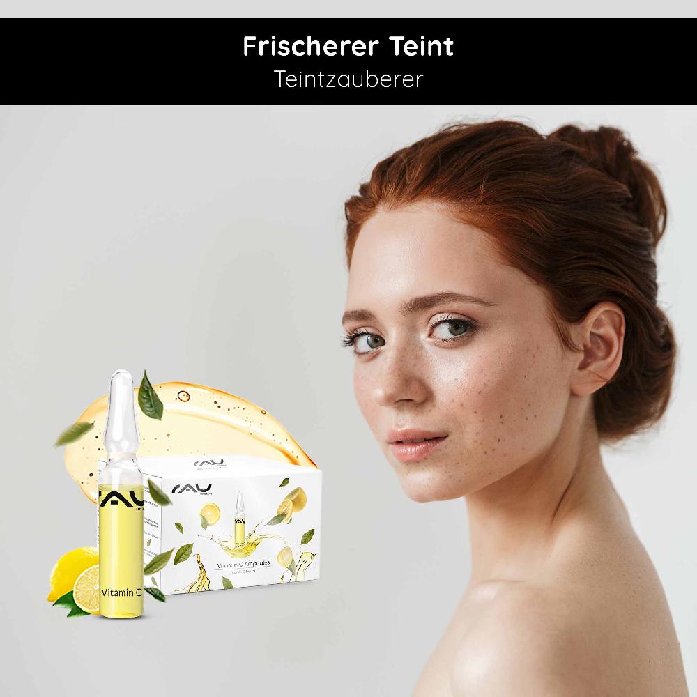 Rau Cosmetics Vitamin C Ampullen 14x2 ml für reife & unreine Haut Begrenzt auf 3 Tage